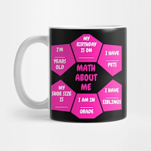 Math About Me Mug